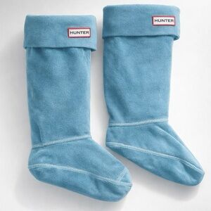 Hunter Blue/Teal Fleece Boot Socks / Boot Liners Size M (Women’s 5–7)